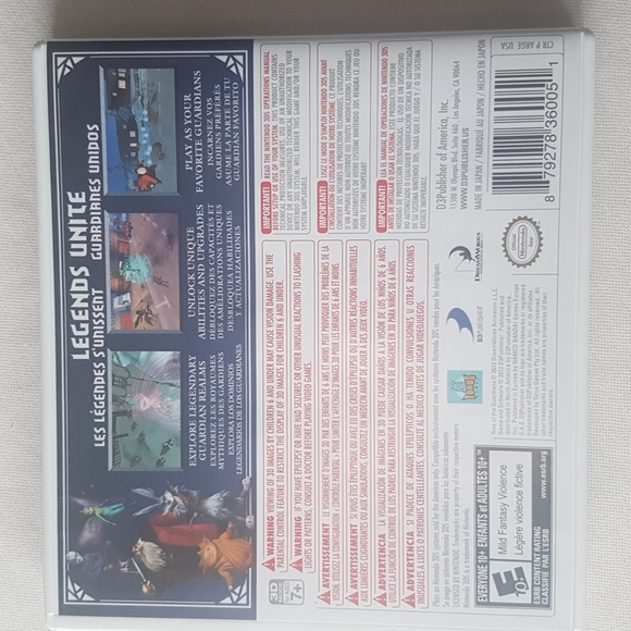 Nintendo 3 DS Game Rise of the Guardians - Picture 3 of 7